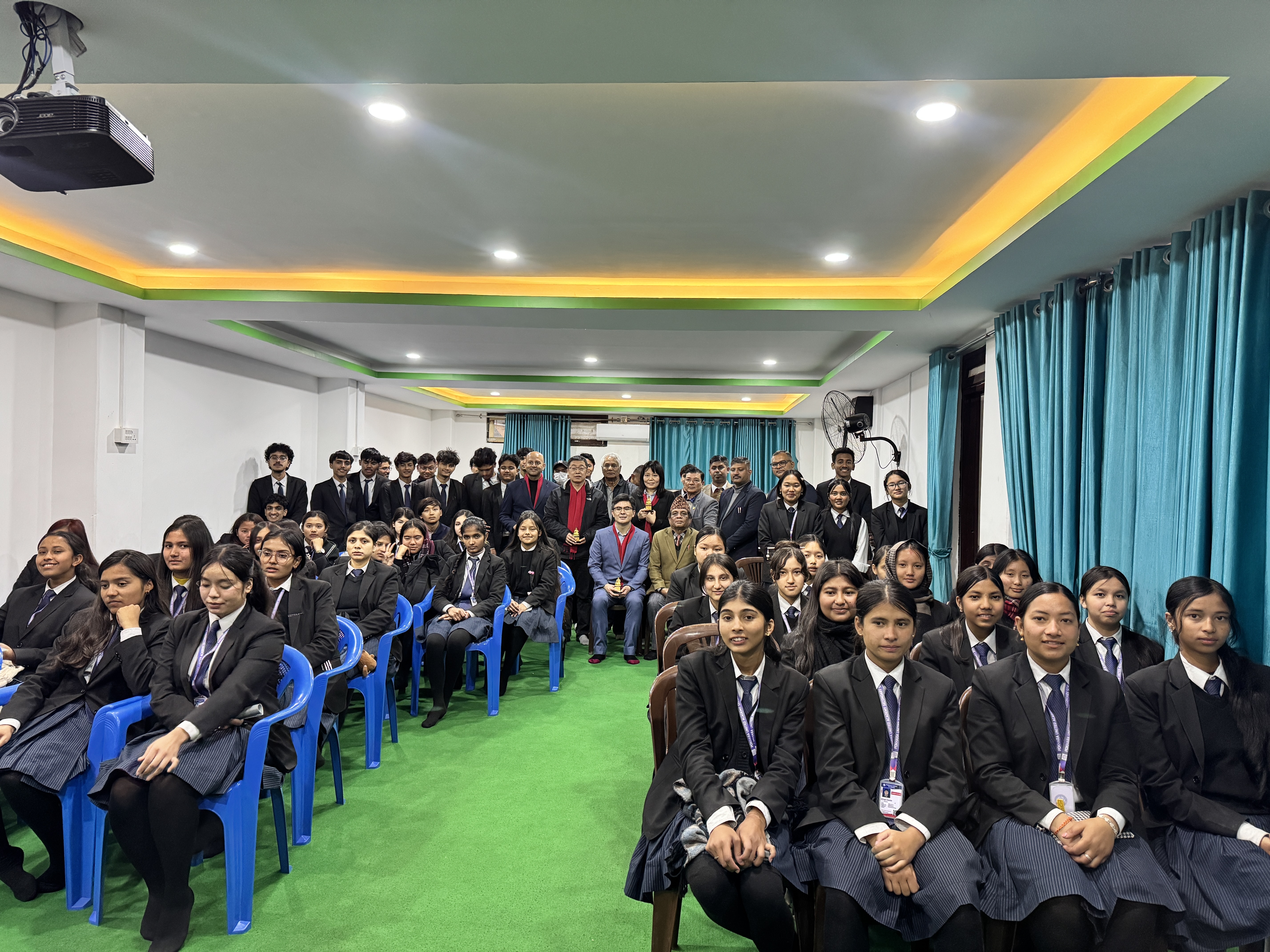 NUAA leadership school visit in Pokhara with WiseAdmit